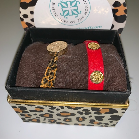 Rustic Cuff Bracelet set - Picture 1 of 2